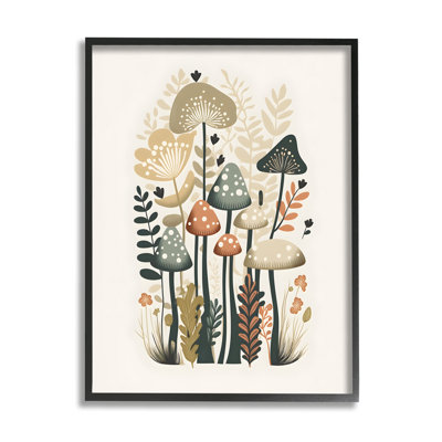 Impression sur toile Whimsical Mushroom Botanicals