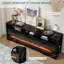 Crédence de rangement Alazik avec foyer électrique inclus-1653642506