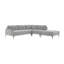 CanapÃ© d'angle en velours Seabrook de 106,5 po de large avec repose-pieds-87793253-87793252