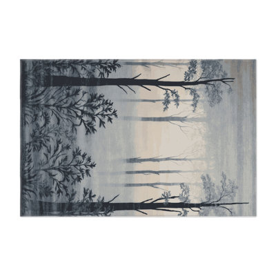 Tapis intérieur et extérieur gris Nature