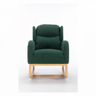 Teha Teddy Fabric Upholstered Rocking Chair