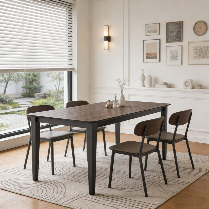 DINING TABLE WITH SQUARE LEG