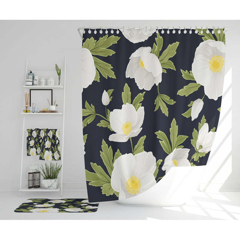 Nehan Polyester Shower Curtain Set