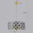 Luxurious 5 Light Round Crystal Chandelier
