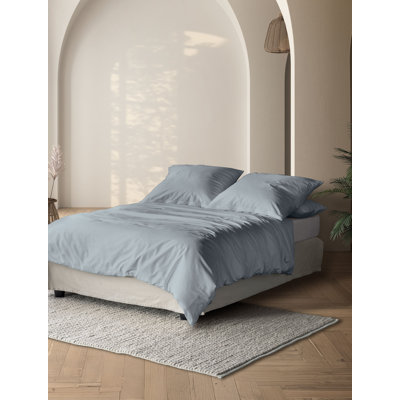 Paris 100% Cotton 2 Piece Duvet Cover Set