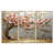 Toile avec cadre flottant or