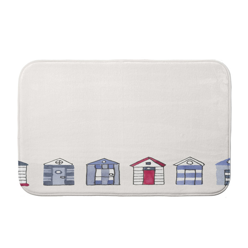 Holland Memory Foam Non-Slip, 53cm W x 86cm L, Ivory