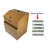 FixtureDisplays® Copper Box, Metal Donation Suggestion Key Drop 7" x 8.4" x 5.5" Express Checkout Comments sales lead box 11118-COPPER