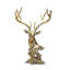 Décoration de cerf doré