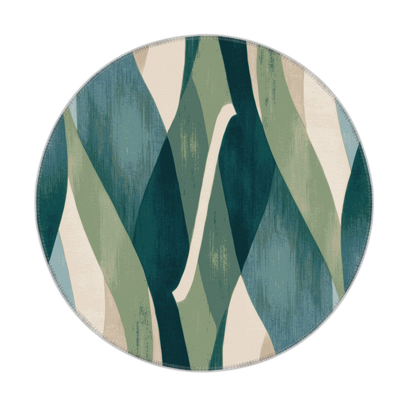 Zenith Passage Indoor And Outdoor Area Rug, Round 5'
