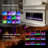 Electric Fireplace Recessed Wall Mounted Wide Screen Ultra Narrow Bezel Frame HD Flame Effect Crystal Fuel Bed Modern Fire Places with Remote Control-491546292