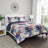 Quilt Set - Nautical Americana Patchwork Print All-Season Soft Microfiber Bedding with Pillow Sham-20503262