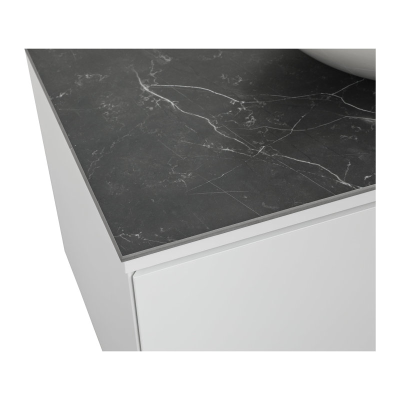 Ensemble de meuble-lavabo simple mural 36 "avec miroir Ossy