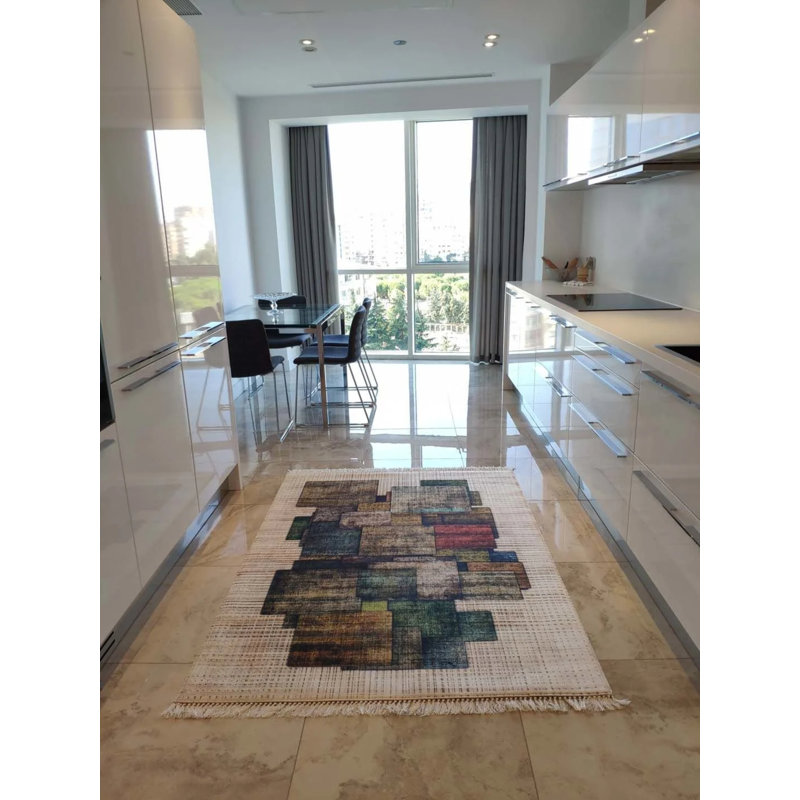 Tapis Lao avec envers antidérapant, Rectangle 3 pi 11 po x 16 pi 5 po