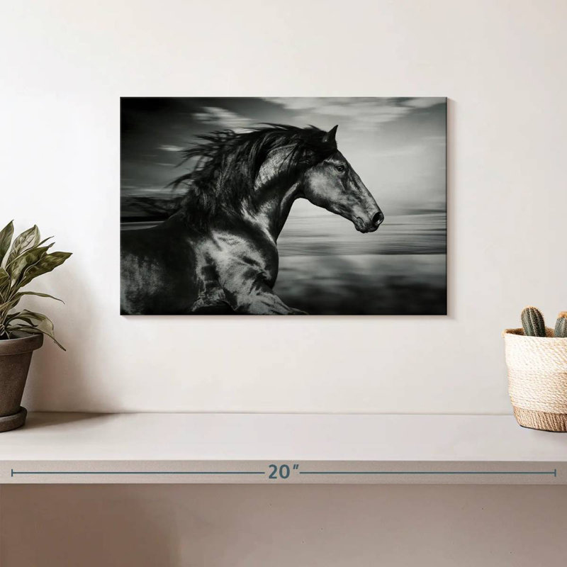 Brampt Thoroughbred, 8" H x 12" W