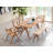 Rattan Finish Dining Table