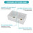 32x19x10 Inch Undermount Double Bowl Porcelain Fireclay Kitchen Sink - Durable and Easy to Clean