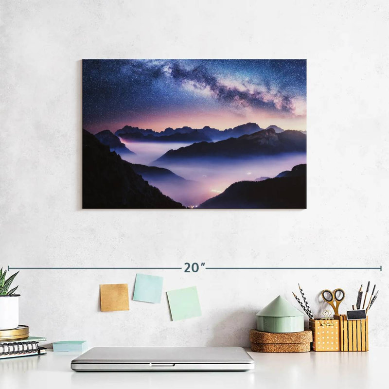 Oberle Bright Starry Night, 8" H x 12" W