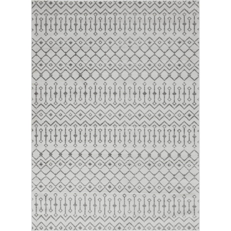 Rhodell Geometric Indoor Rug, Rectangle 7'10" x 11'