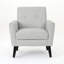 Fauteuil club inclinable gris clair