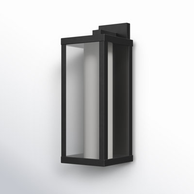 Angola Black Outdoor Wall Lantern