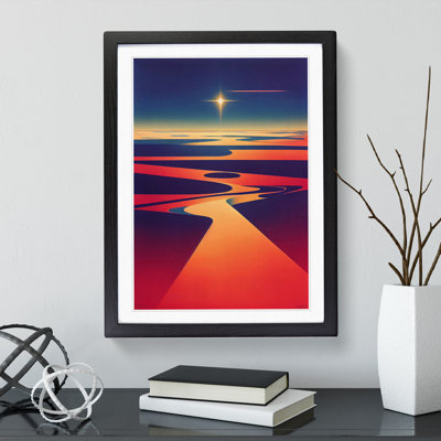 Ingenious Sunset View - Single Picture Frame Print