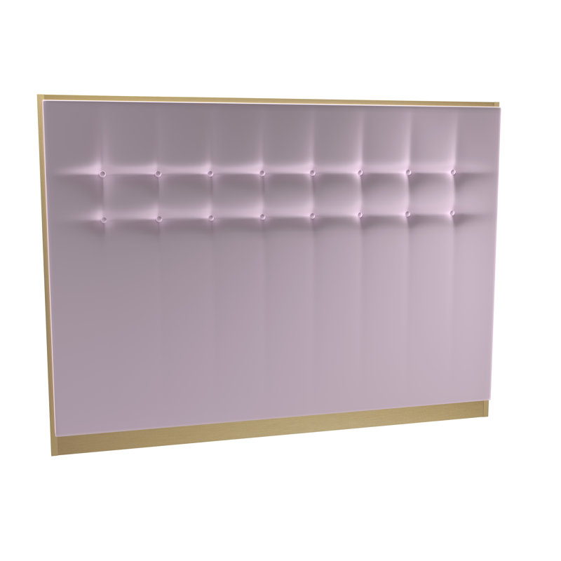 Euclid Upholstered Headboard, Silver, Double (4'6)
