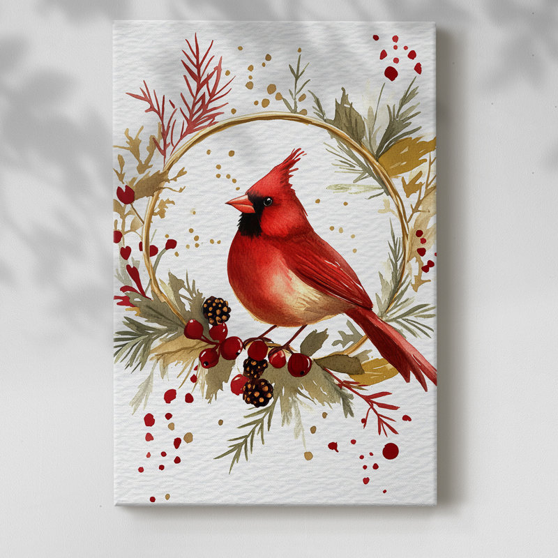 Art des Fêtes de Noël - Toile tendue avec châssis CMLxx, H 18 po x l 12 po