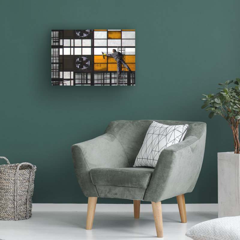 Œuvre sur toile, Ekkachai Khemkum, H 12 po x l 19 po