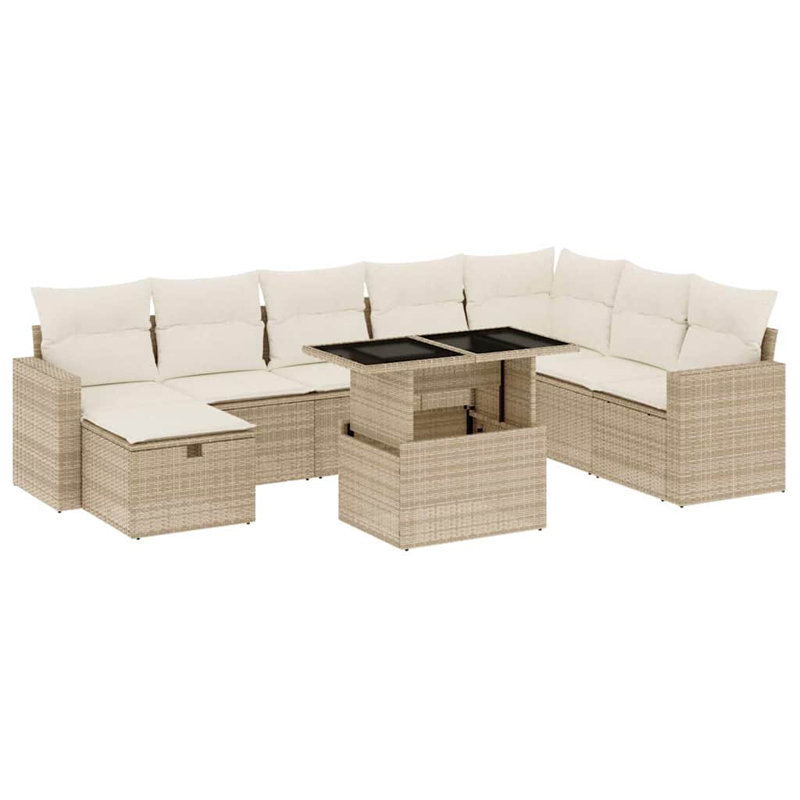 Ensemble de canapé de jardin Vidaxl