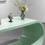 Table de présentation à anneaux lustrés vert clair-268876617