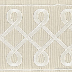 Oriana Soutache Embroidered Cotton Blend Fabric