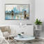 Teal City Shadows par - Peinture-537081592-537081539