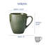 Mikasa Jardin Midnight Stoneware Mugs, 420ml-91338700