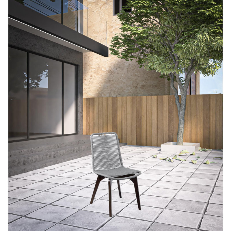 Fauteuil d'extérieur sans accoudoirs HomeRoots Eucalyptus