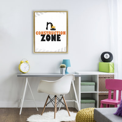 Cadre flottant minimal Construction Zone, design par Kim Allen