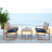 Andralyn Acacia 4 - Person Patio Conversation Set with Cushions-1039766068-1013235573
