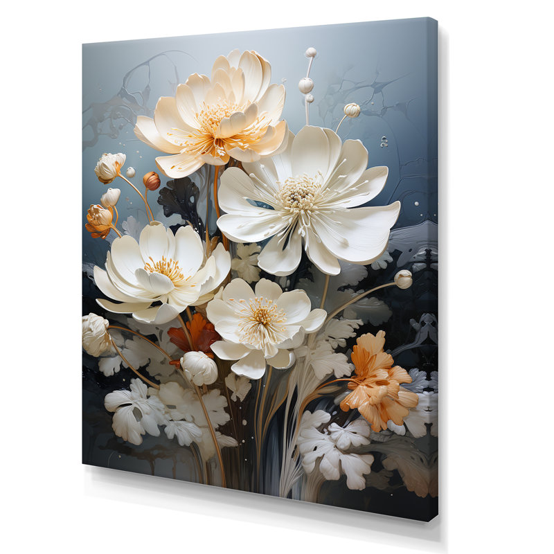 Serenity Blossum Lotus III sur toile, H 32 po x l 24 po x P 1 po, Toile tendue