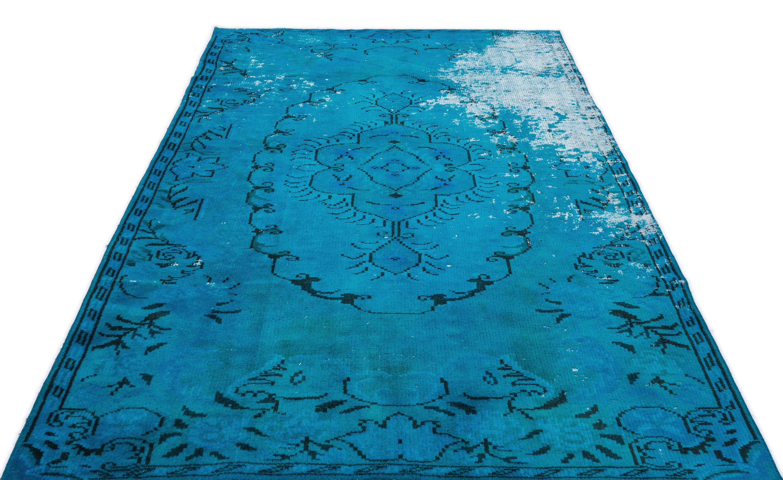 Aegean House Turquoise Vintage Wool Handmade Area Rug - Wayfair Canada