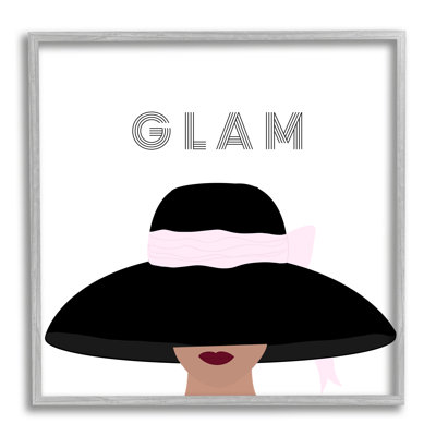 «Glam Text Fashionista» par Ashley Singleton - impression
