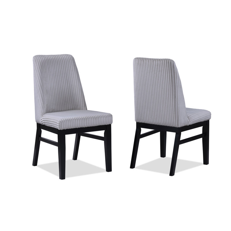 Chaise d'appoint rembourrée 2pc
