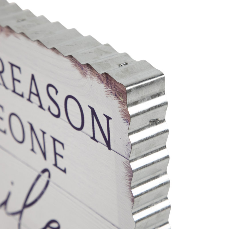 Décoration murale «Be the Raison Someone Smiles Today»