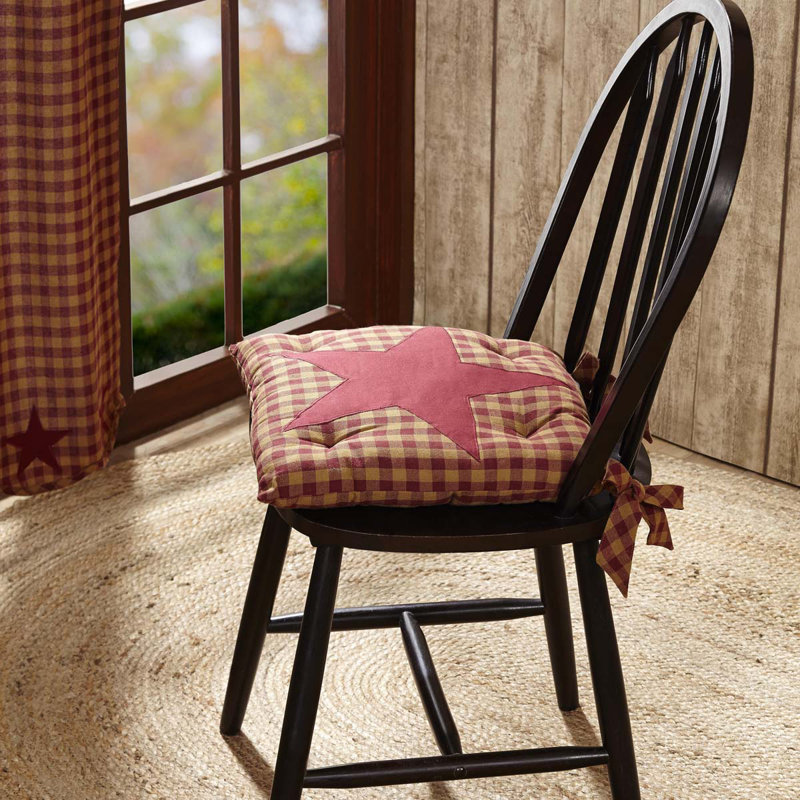 Coussin de chaise Aliosha StarSeat, Bourgogne / brun foncé