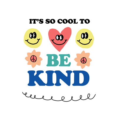 «So Cool To Be Kind 2», reproduction sur toile tendue