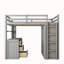 Lit mezzanine double Kiya Kids-286421783