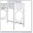 Compact Makeup Vanity Table With Reversible Mirror, Dressing Table Set With Stool, Space-Saving Beauty Station For Small Places