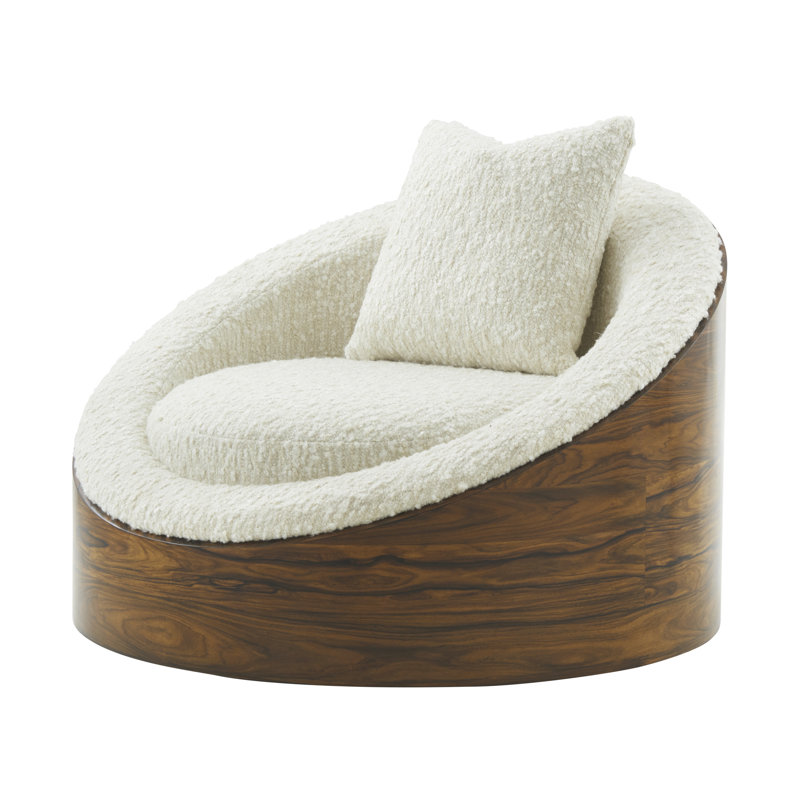 Seated Swivel Armless Chair