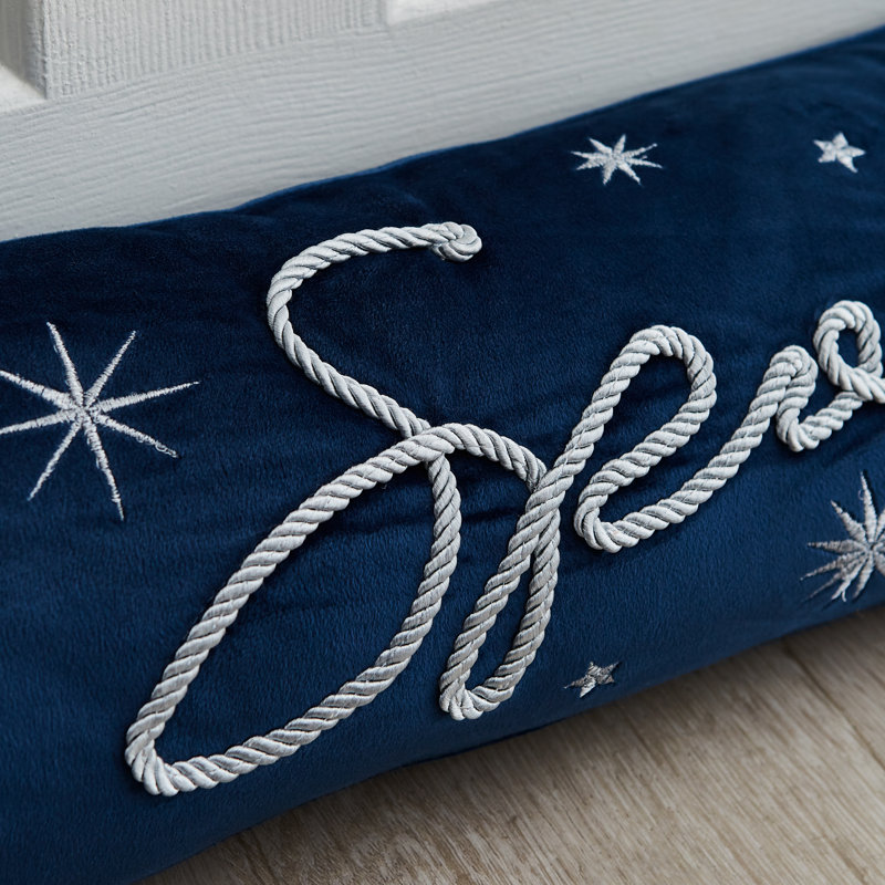 Christmas Sparkle Door Draught Excluder, Blue