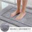 Turquoise Bath Mat Set Of 2, High Density Soft Microfiber Non-Slip Bathroom Mats, 53X86 Cm Bathtub Rug & 50X50 Cm Toilet Pedestal Carpet, Shower Rugs Machine Washable-1312651891