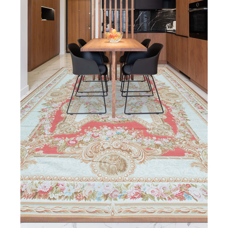 Hand-Knotted High-Quality Beige Area Rug